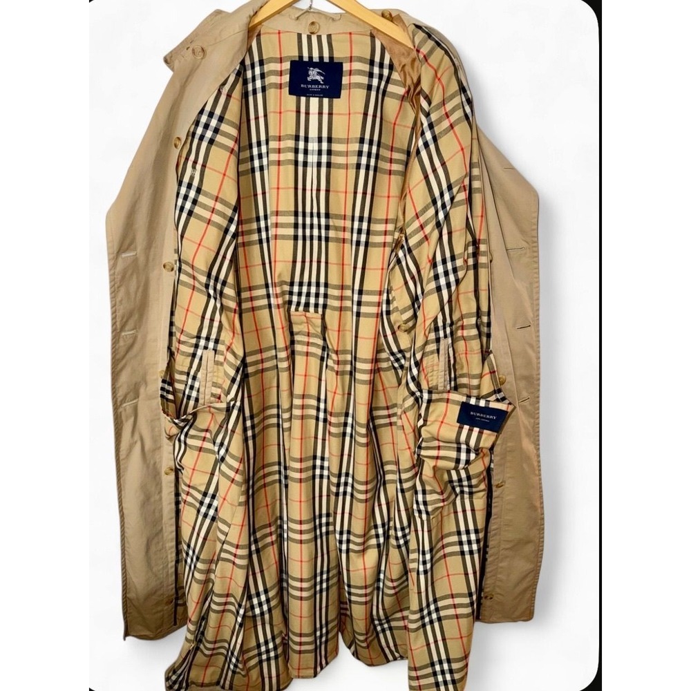 Burberry London Trench Coat Made in England 52 Long - Picture 2 of 12